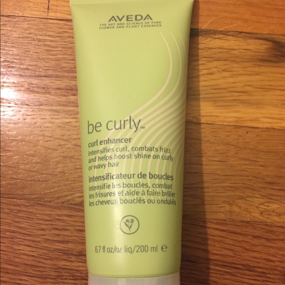 AVEDA Be Curly curl enhancer 6.7 oz sampled 5x.